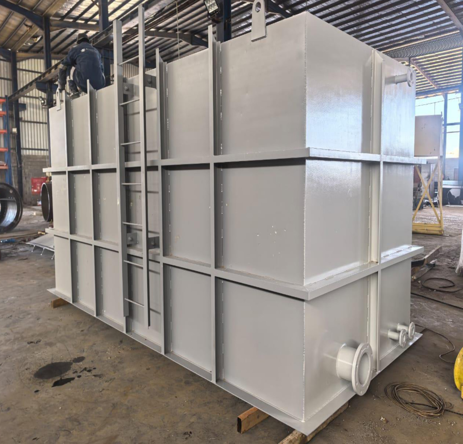 Pre-Engineered Building for Breakwater Tank